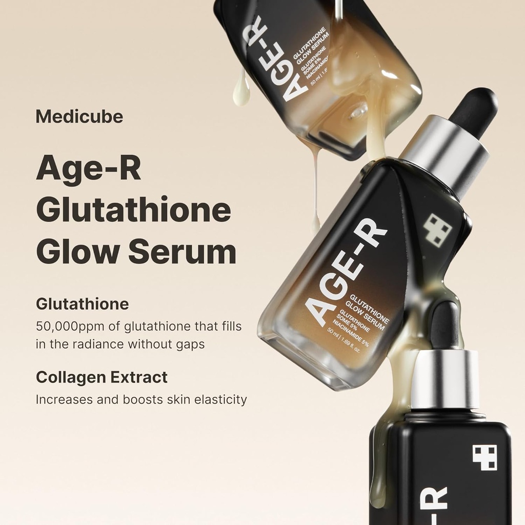 Medicube/ AGE-R Glutathione Glow Serum 50ml: سيروم مديكيوب بالكلوتاثايون