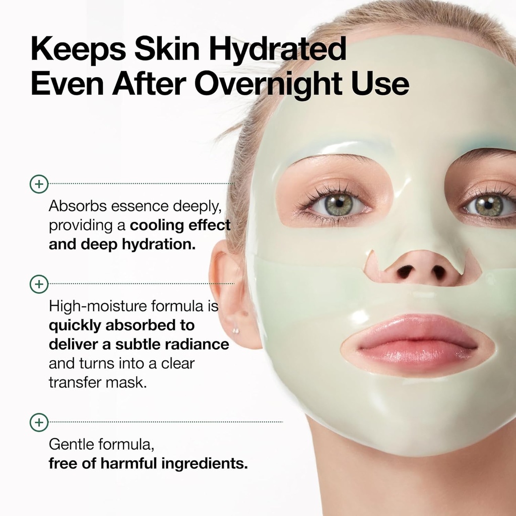 Anua/ Heartleaf 70 Soothing Collagen Mask: انوا قناع ليلي هارتليف بالكولاجين