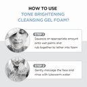 Centella/ Tone Brightening Cleansing Gel Foam 125ml: