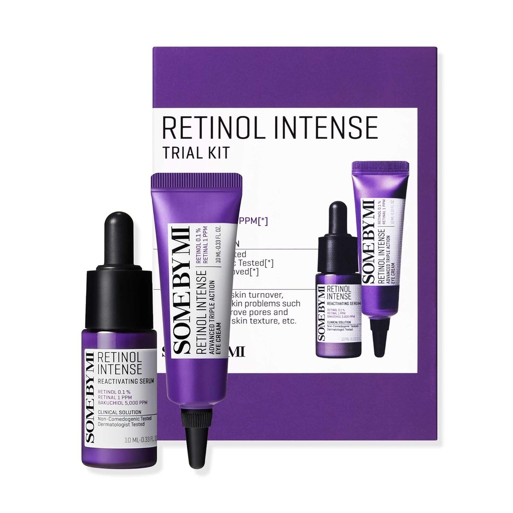 Some By Me/ Retinol Intense Trial Kit:  مجموع الرتنول من سم باي مي