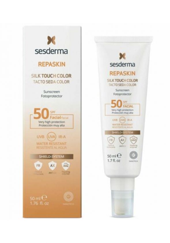 Sesderma/ Repaskin Silk Touch SPF+50 50ml: واقي شمس سسديرما ملمس الحرير