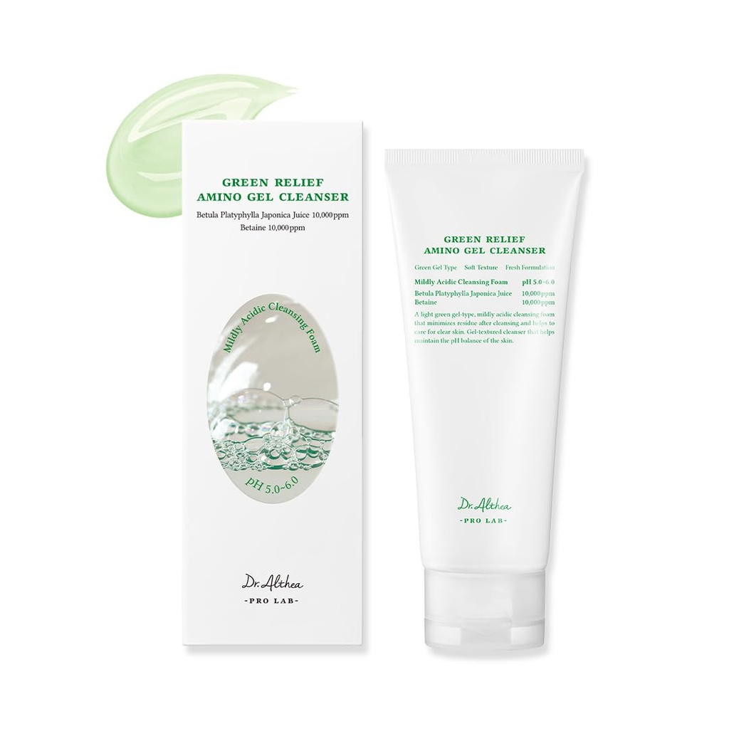 Dr.Althea/ Green Relief Amino Gel Cleanser: د.الثيا غسول جل امينو الاخضر النباتي