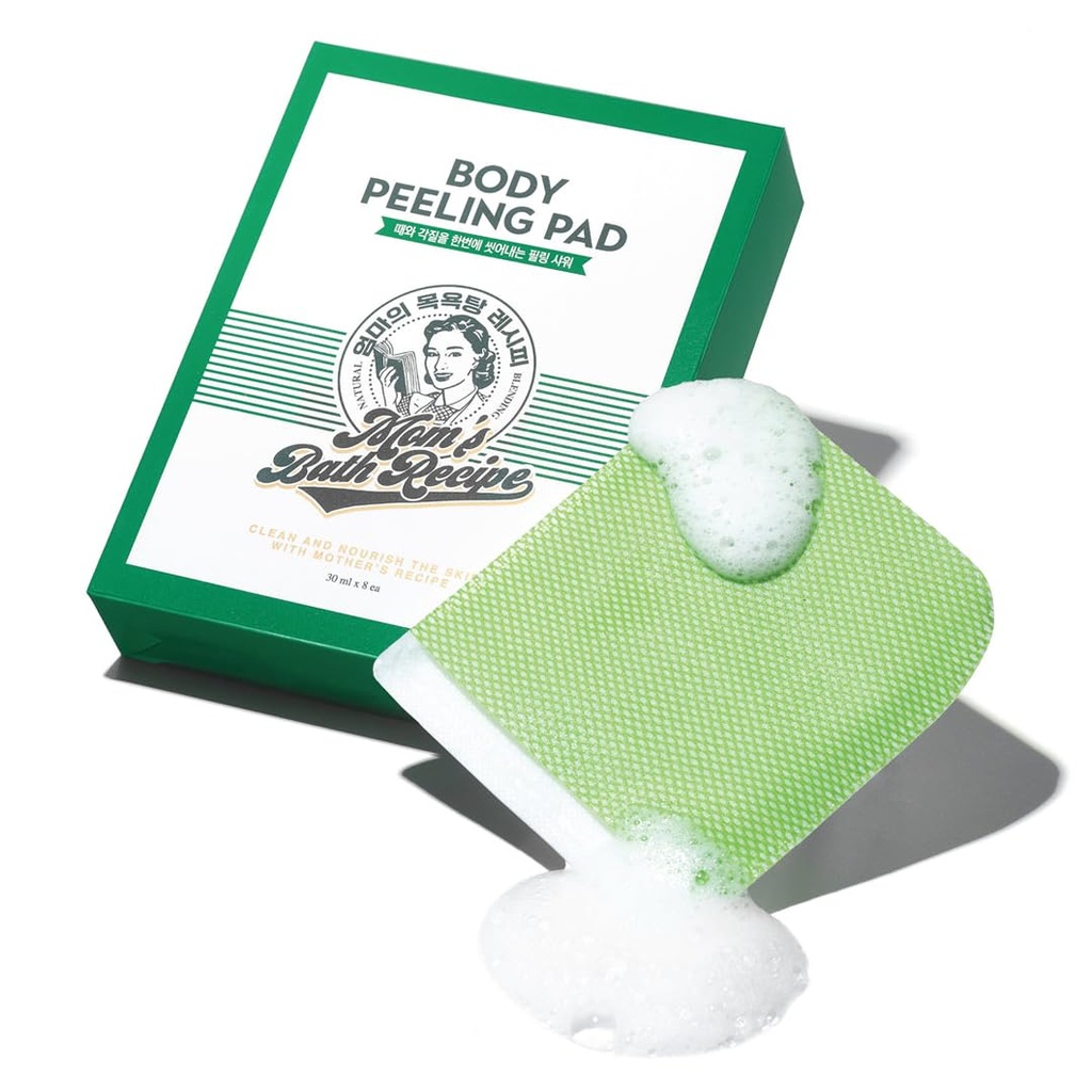 Mom’s Bath Recipe Body Peeling Pad: وسادة تقشير الجسم