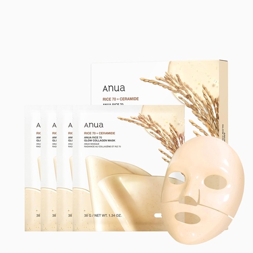 [Anua/021] Anua/ Rice 70 Ceramide Mask: انوا قناع ليلي بالارز والسيرامايد